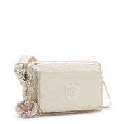 KIPLING Medium crossbody Female Beige Pearl Abanu M