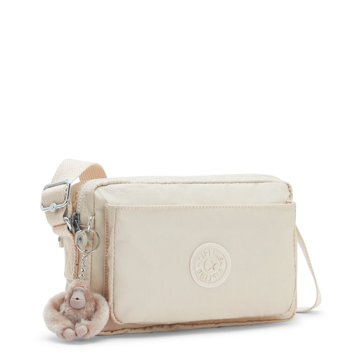 KIPLING Medium crossbody Female Beige Pearl Abanu M  -  I6831-3KA