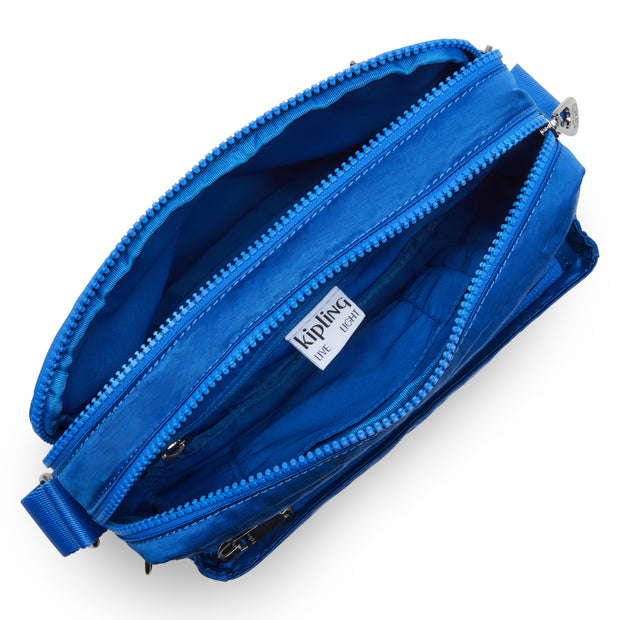 KIPLING Medium crossbody Female Satin Blue Abanu M  -  I6847-S9H