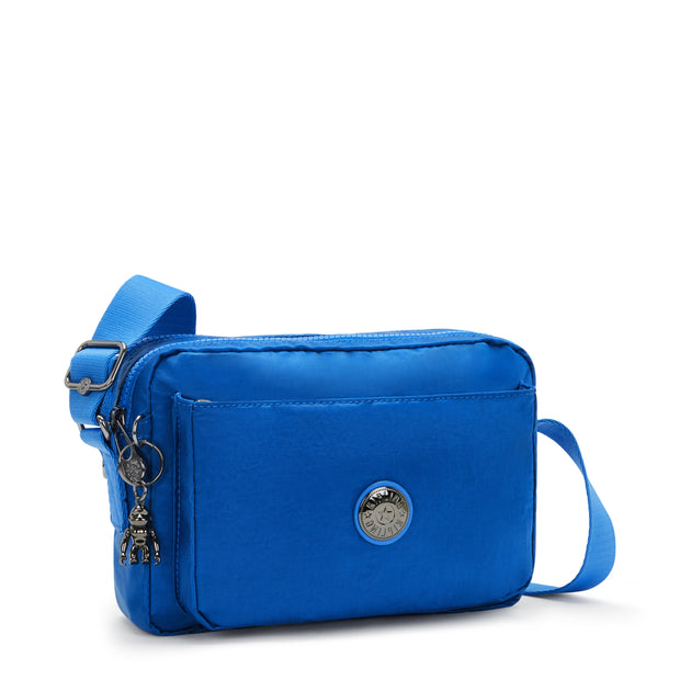 KIPLING Medium crossbody Female Satin Blue Abanu M  -  I6847-S9H