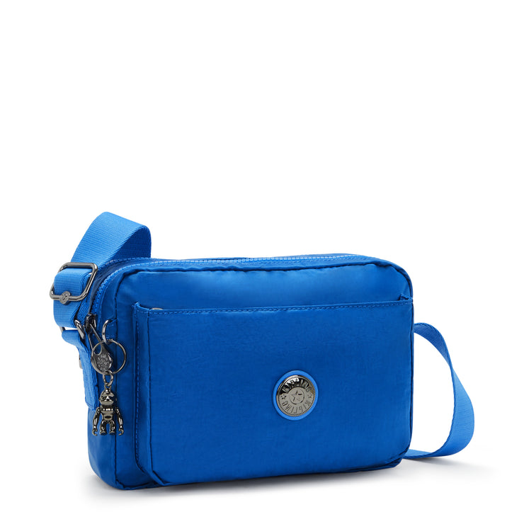 KIPLING Medium crossbody Female Satin Blue Abanu M  -  I6847-S9H