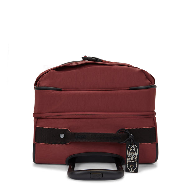 Kipling Medium Wheeled Luggage Female Flaring Rust Spontaneous M