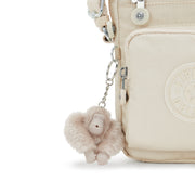 KIPLING Small Crossbody with Adjustable Straps Female Beige Pearl Gunne