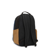 Kipling Large Backpack Female Duo Blue Beige Xavi
