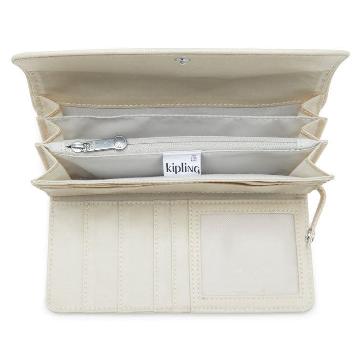 KIPLING Large Wallet Female Beige Pearl Money Land  -  I7015-3KA