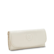 KIPLING Large Wallet Female Beige Pearl Money Land