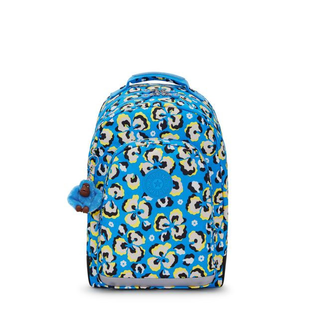 KIPLING Large Backpack (With Laptop Protection) Female Leopard Floral Class Room