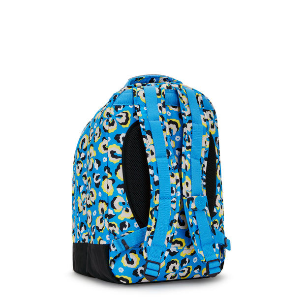Kipling Large Backpack (With Laptop Protection) Female Leopard Floral Class Room  -  I7090-P2A