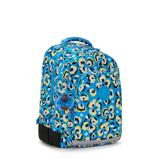 Kipling Large Backpack (With Laptop Protection) Female Leopard Floral Class Room