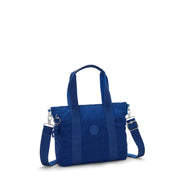 Kipling Small Tote (With Removable Shoulderstrap) Female Deep Sky Blue Asseni Mini