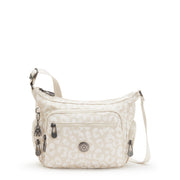 KIPLING Medium crossbody Female White Cheetah J Gabbie S