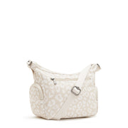 KIPLING Medium crossbody Female White Cheetah J Gabbie S