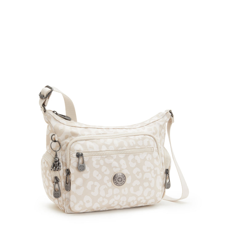 KIPLING Medium crossbody Female White Cheetah J Gabbie S