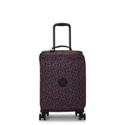 KIPLING Small Cabin Size Wheeled Luggage Female Happy Squares Spontaneous S