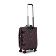 Kipling Small Cabin Size Wheeled Luggage Female Happy Squares Spontaneous S