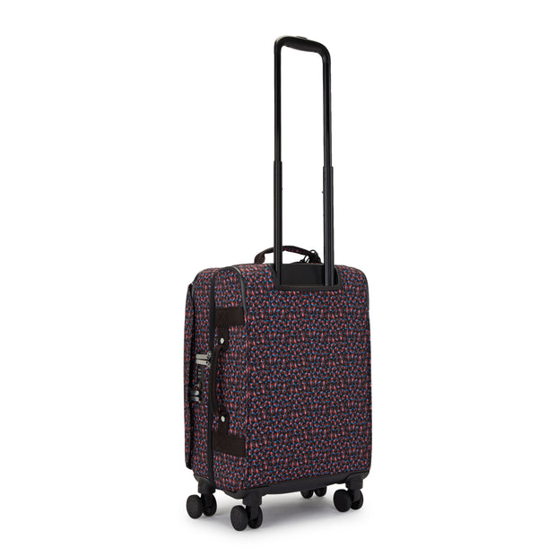 Kipling Small Cabin Size Wheeled Luggage Female Happy Squares Spontaneous S