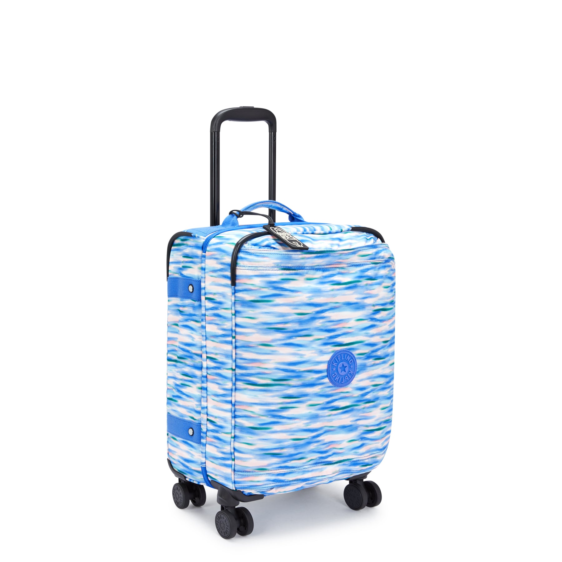 KIPLING Small cabin size wheeled luggage Female Diluted Blue Spontaneo