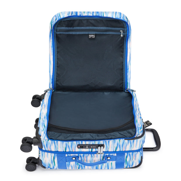 KIPLING Small cabin size wheeled luggage Female Diluted Blue Spontaneous S
