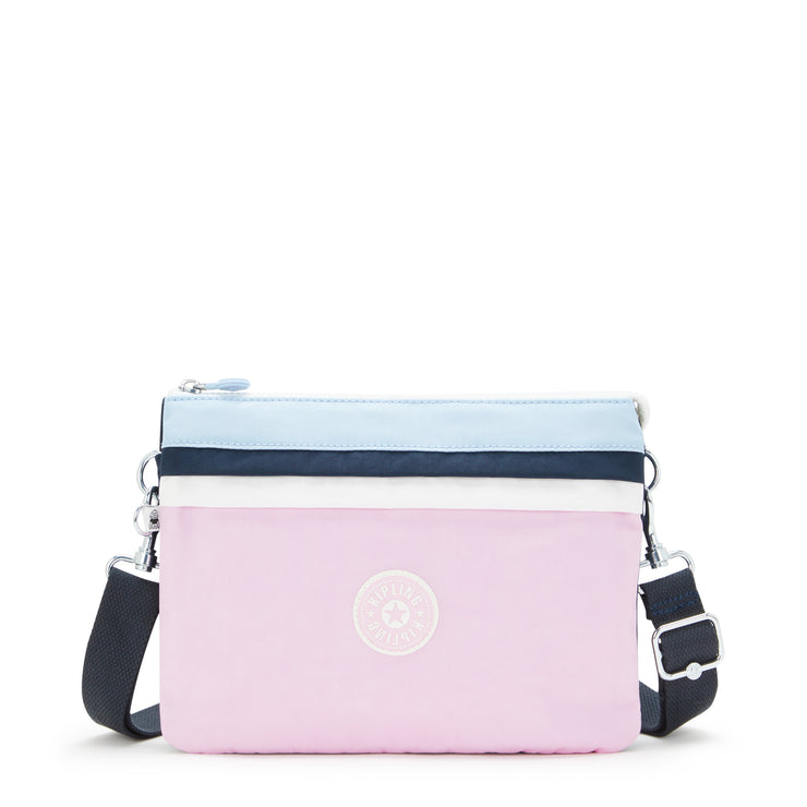 KIPLING Medium crossbody (with removable strap) Female L Pink Blue Bl Easy Riri L