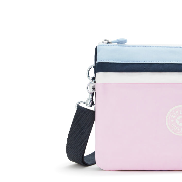 KIPLING Medium crossbody (with removable strap) Female L Pink Blue Bl Easy Riri L