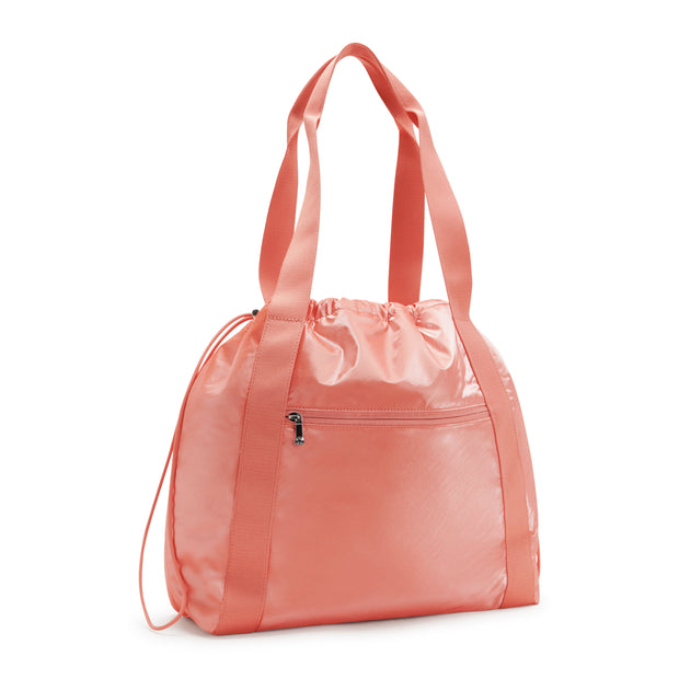 KIPLING Medium Drawstring Tote Female Peach Glam Elmar