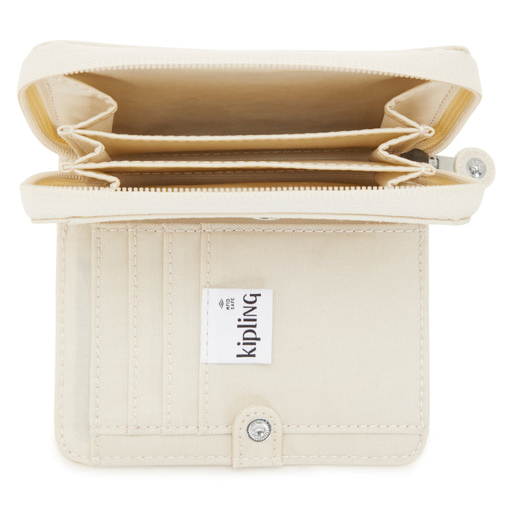 KIPLING Medium Wallet Female Beige Pearl Money Love  -  I7276-3KA