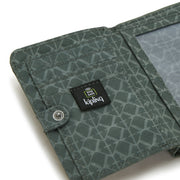 Kipling Medium Wallet Female Sign Green Embosse Money Love
