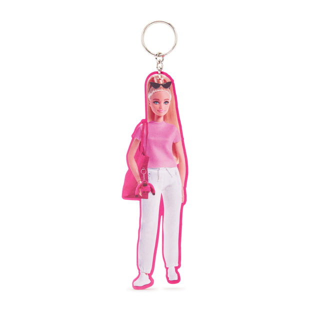 KIPLING Keyhanger Female Power Pink Barbie Charm