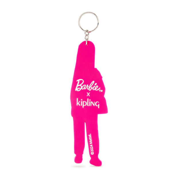 KIPLING Keyhanger Female Power Pink Barbie Charm