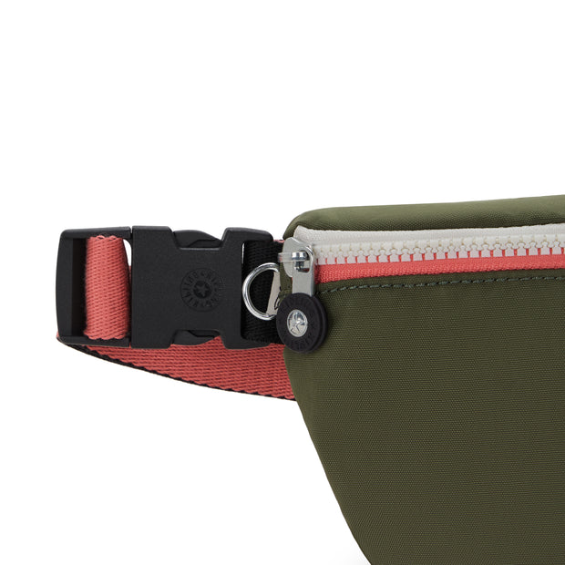 Kipling Small Waistbag Unisex Strong Moss Ce Fresh Lite