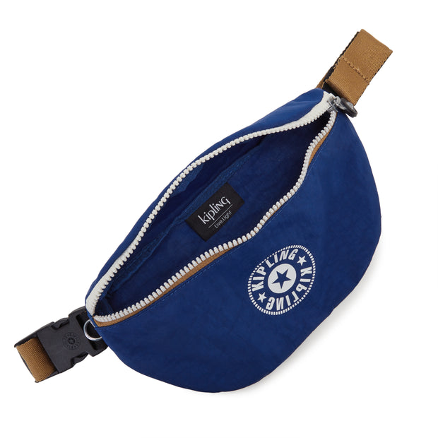 Kipling Small Waistbag Unisex Deep Sky Blue C Fresh Lite