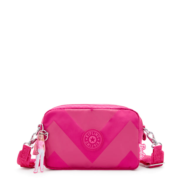 KIPLING Barbie™ Milda Crossbody Bag With Detachable and Adjustable Shoulder Straps Female Power Pink Milda