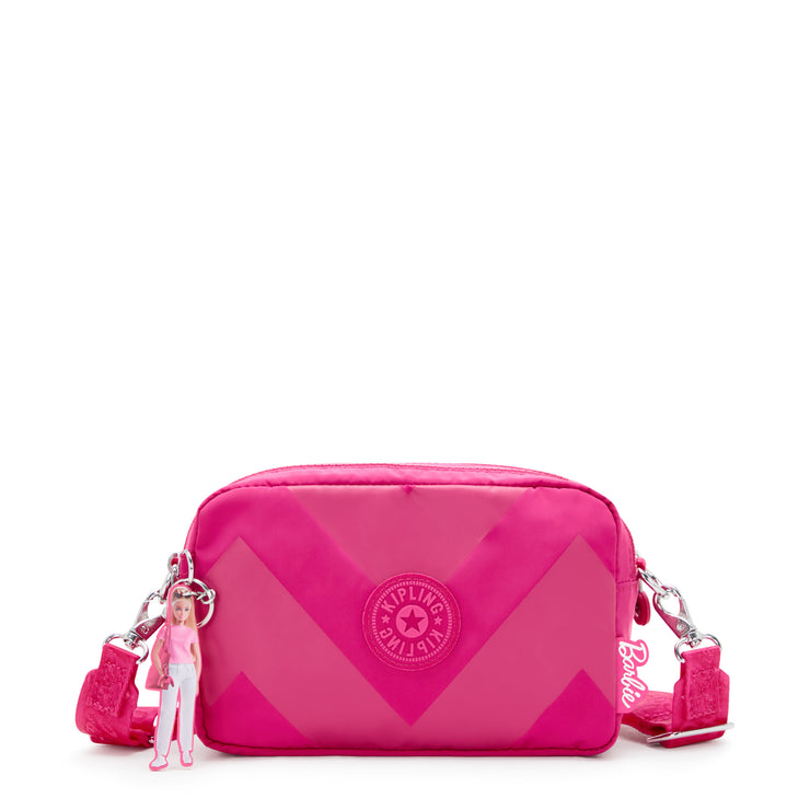 KIPLING Barbie™ Milda Crossbody Bag With Detachable and Adjustable Shoulder Straps Female Power Pink Milda