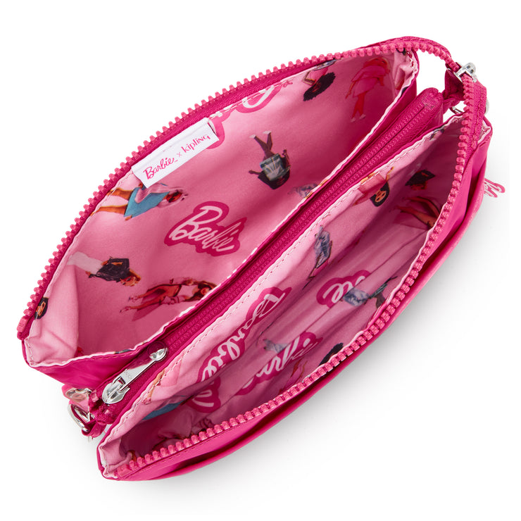 KIPLING Barbie™ Riri Crossbody Bag With Detachable And Adjustable Shoulder Straps Female Power Pink Riri