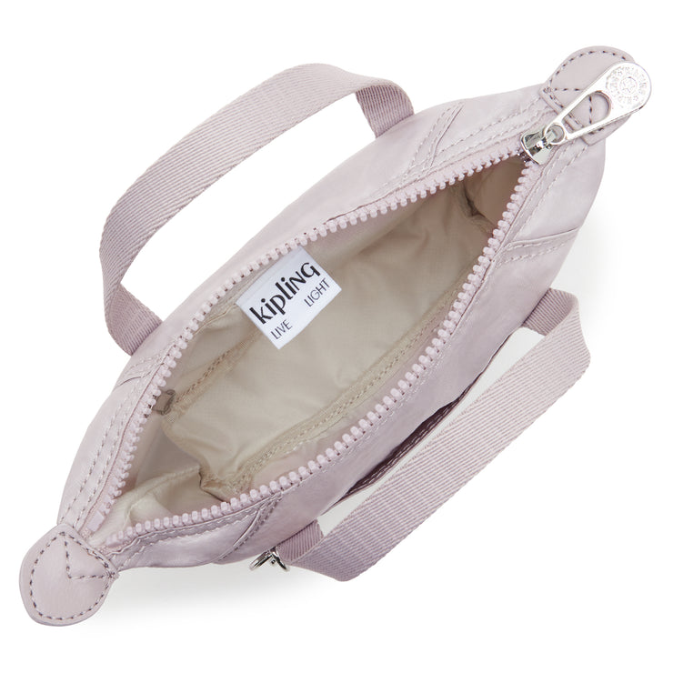 KIPLING Small Crossbody Bag With Removable Strap Female Gleam Silver Art Compact  -  I7492-K6G