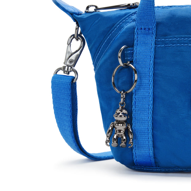 KIPLING Small Crossbody Bag With Removable Strap Female Satin Blue Art Compact