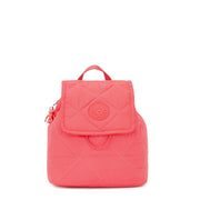 KIPLING Small Backpack Female Cosmic Pink Quilt Adino