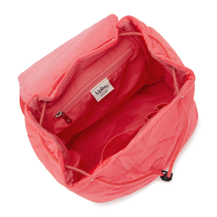 Kipling Small Backpack Female Cosmic Pink Quilt Adino  -  I7510-66U