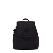 KIPLING Small Backpack Female Cosmic Black Quilt Adino