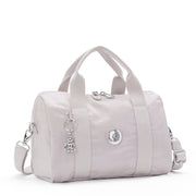 KIPLING Medium handbag (with detachable shoulderstrap) Female Gleam Silver Bina M