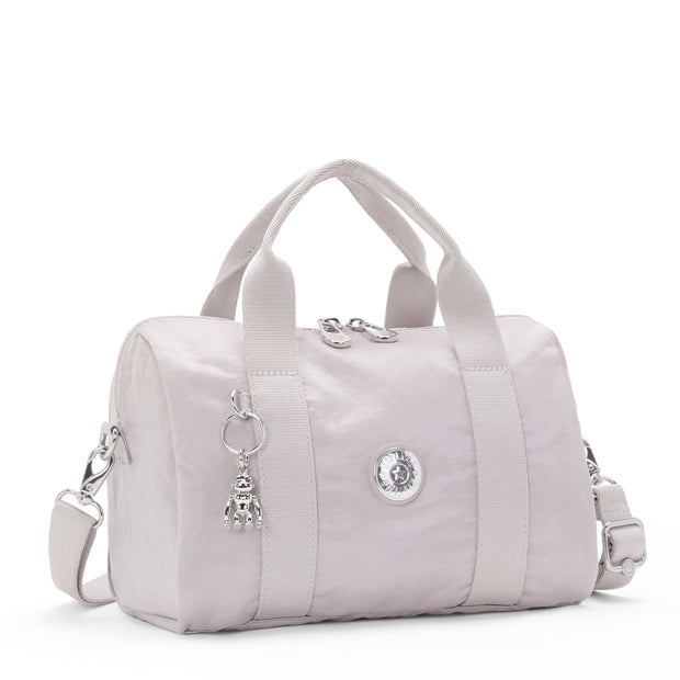 KIPLING Medium handbag (with detachable shoulderstrap) Female Gleam Silver Bina M