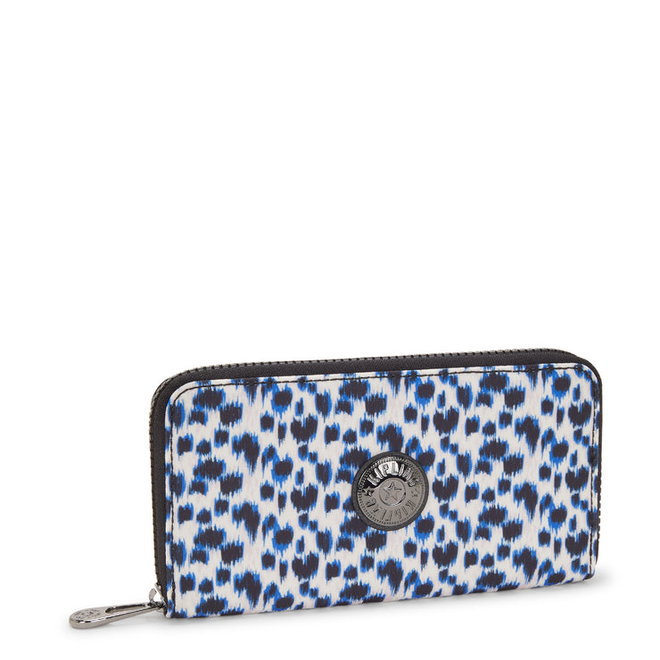 KIPLING Large Wallet Female Curious Leopard New Imali