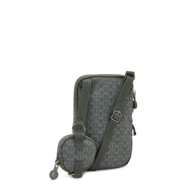 Kipling Phone Bag (With Extra Pouch) Female Sign Green Embosse Elvin
