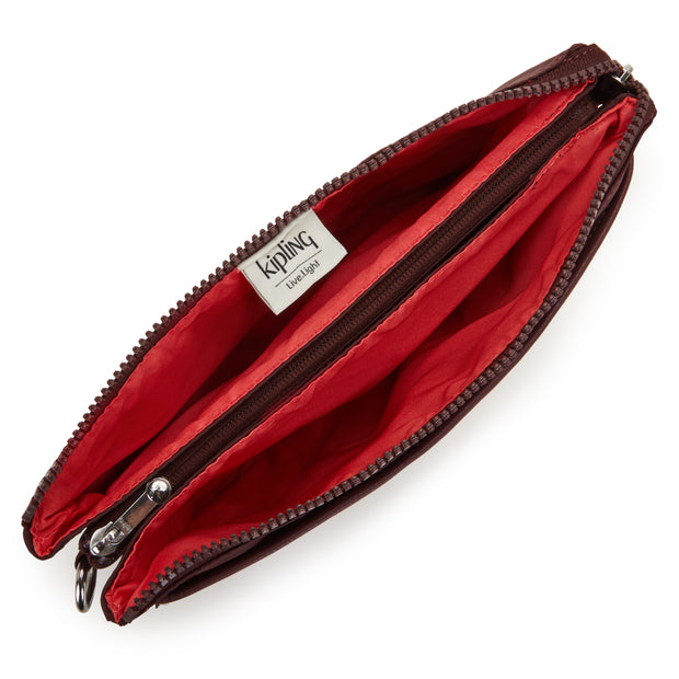 Kipling Small Crossbody (With Removable Strap) Female Deep Aubergine Riri L