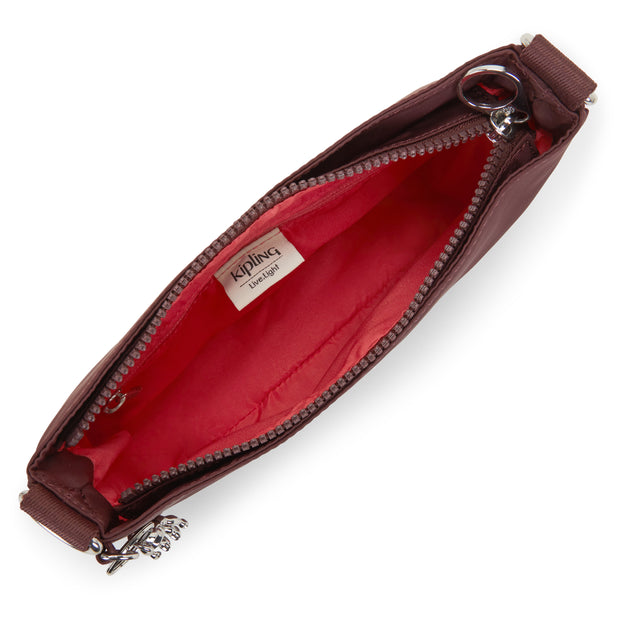 Kipling Small Shoulderbag (With Two Detatchable Strap) Female Deep Aubergine Lauri