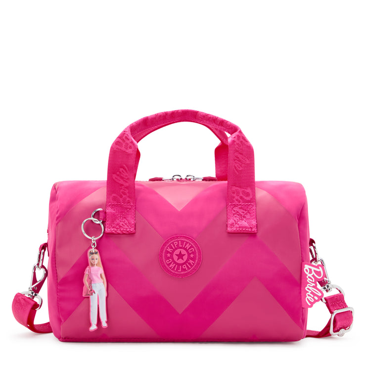 KIPLING Barbie™ Medium Handbag With Detachable And Adjustable Shoulder Straps Female Power Pink Bina M