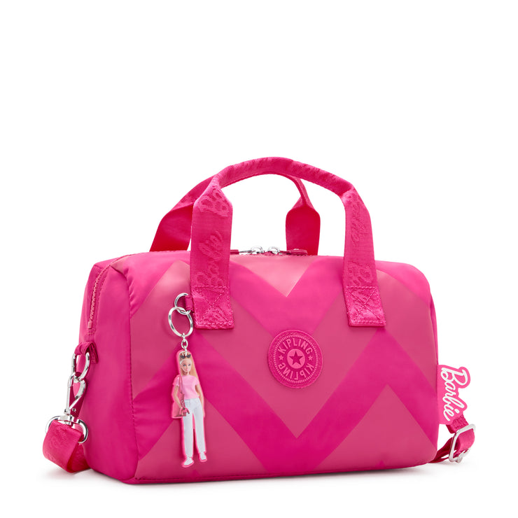 KIPLING Barbie™ Medium Handbag With Detachable And Adjustable Shoulder Straps Female Power Pink Bina M  -  I7678-BA2