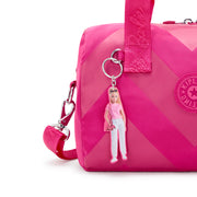 KIPLING Barbie™ Medium Handbag With Detachable And Adjustable Shoulder Straps Female Power Pink Bina M