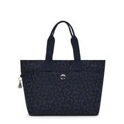 KIPLING Large Tote Female Endless Navy Jacquard Colissa