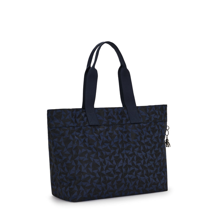 Kipling Large Tote Female Endless Navy Jacquard Colissa